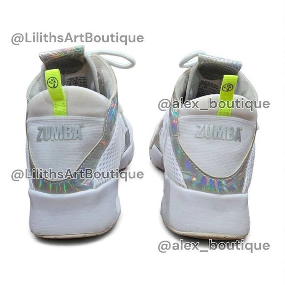 Zumba Air Funk Holographic Mid Top Shoes(F027)-Size 9 for Unisex - Picture 8 of 13